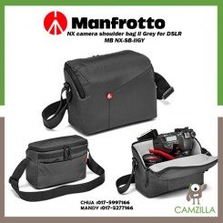 Manfrotto NX camera shoulder bag II Grey for DSLR SKU MB NX-SB-IIGY